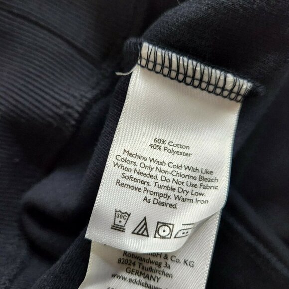 Eddie Bauer Men's‎ Tall L  Sweater Fleece Quarter Zip Pullover Blue - Picture 5 of 11